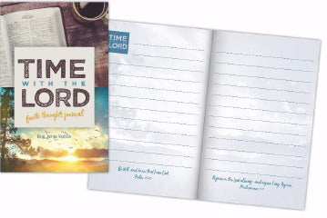 Softcover Journal-Time With The Lord (Psalm 85:8 KJV) (Jan 2019)
