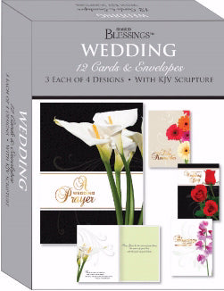 Card-Boxed-Shared Blessings-Wedding Assortment (Box Of 12) (2019) (Pkg-12)