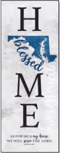 State Plaque-Home/Blessed In Maryland (5.5 x 12)