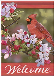Flag-Garden-Pretty Cardinal (12.5" x 18")