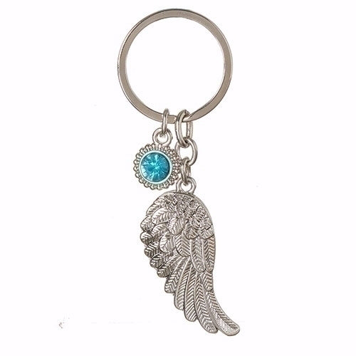 Key Ring-December Angel Wing