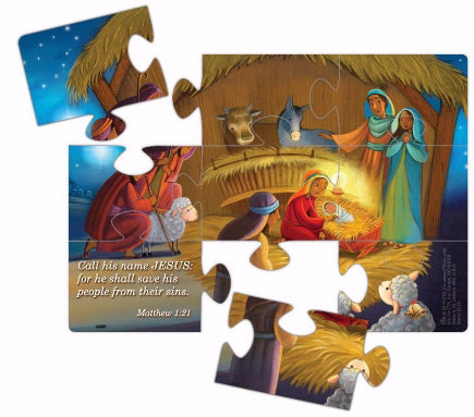 Magnet Puzzle-His Name Is Jesus (Matthew 1:21 KJV) (Jul)