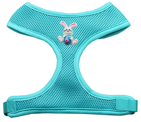 Easter Bunny Chipper Aqua Harness Medium