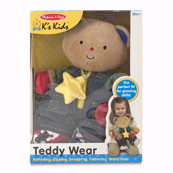 Toy-Plush-Teddy Wear Toddler Learning Toy (18 Months +)