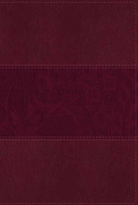 NIV Study Bible/Large Print (Fully Revised Edition) (Comfort Print)-Burgundy Leathersoft (Sep)