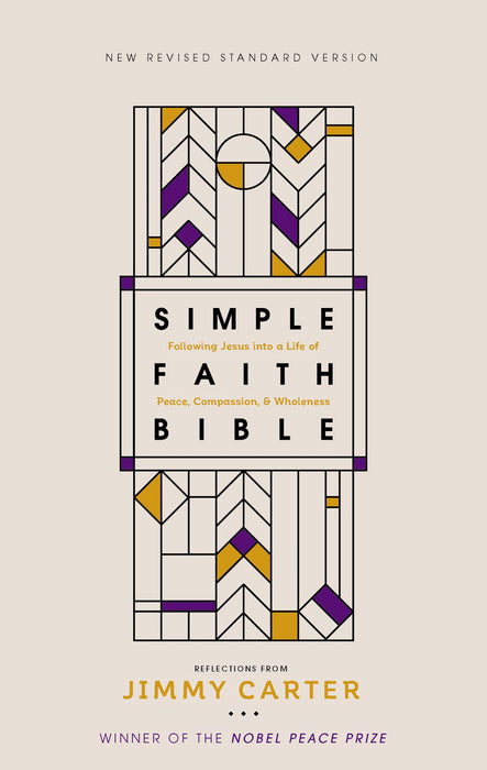NRSV Simple Faith Bible (Comfort Print)-Hardcover (Jul)
