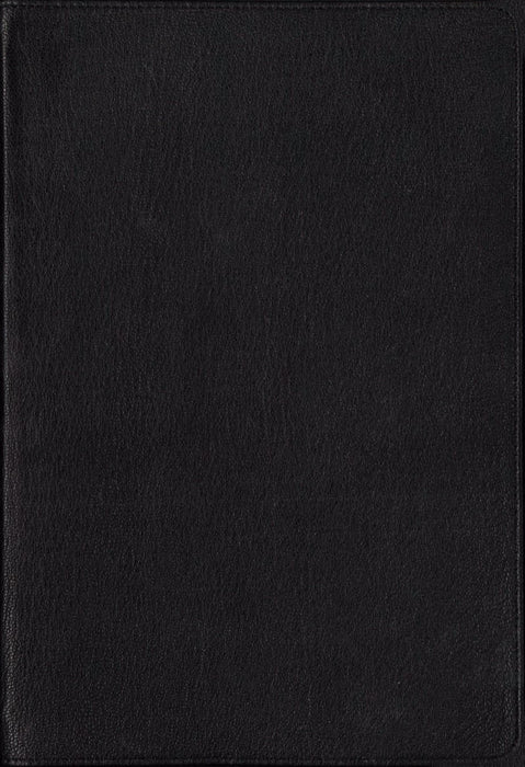 NRSV Single-Column Reference Bible (Comfort Print)-Black Premium Leather (Sep)