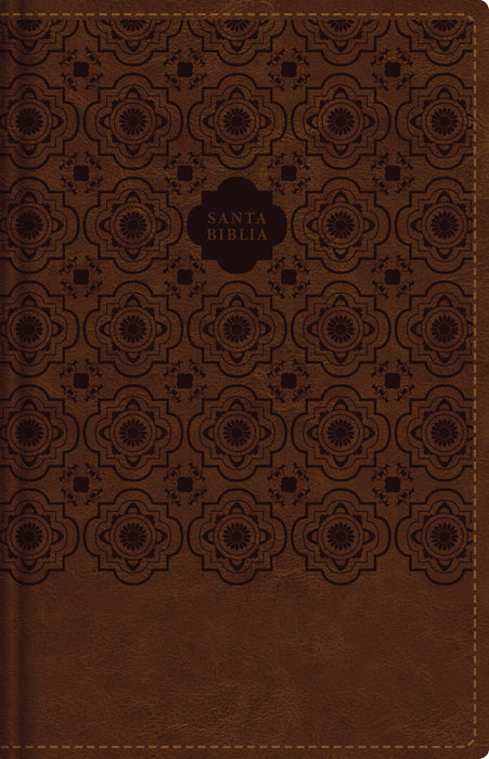 Span-RVR 1960 Large Print Compact Bible (Santa Biblia Letra Grande/Tama?o Compacto)-Brown Leathersoft (Jul)