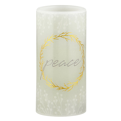 LED Candle-Peace-Gift Boxed (6")