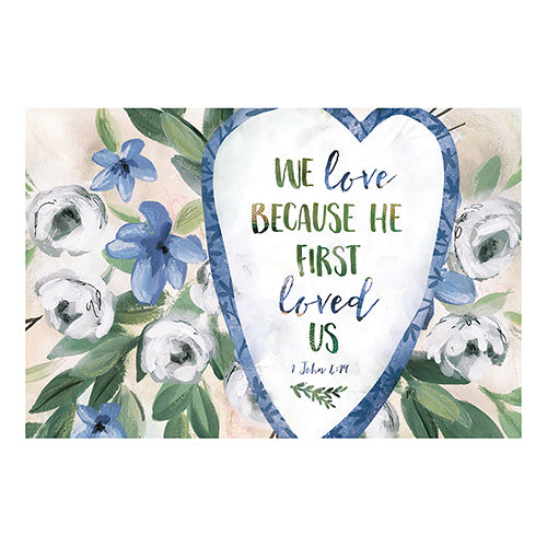 Cards-Pass It On-He First Loved Us (3" x 2") (Pack Of 25) (Pkg-25)