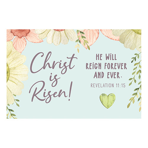 Cards-Pass It On-Christ Is Risen/Pastels (3" x 2") (Pack Of 25) (Pkg-25)