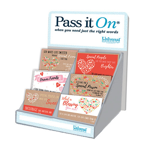 Pass It On Love And Friendship Display (7 x 7 x 5) (300 Pieces) (Pkg-300)