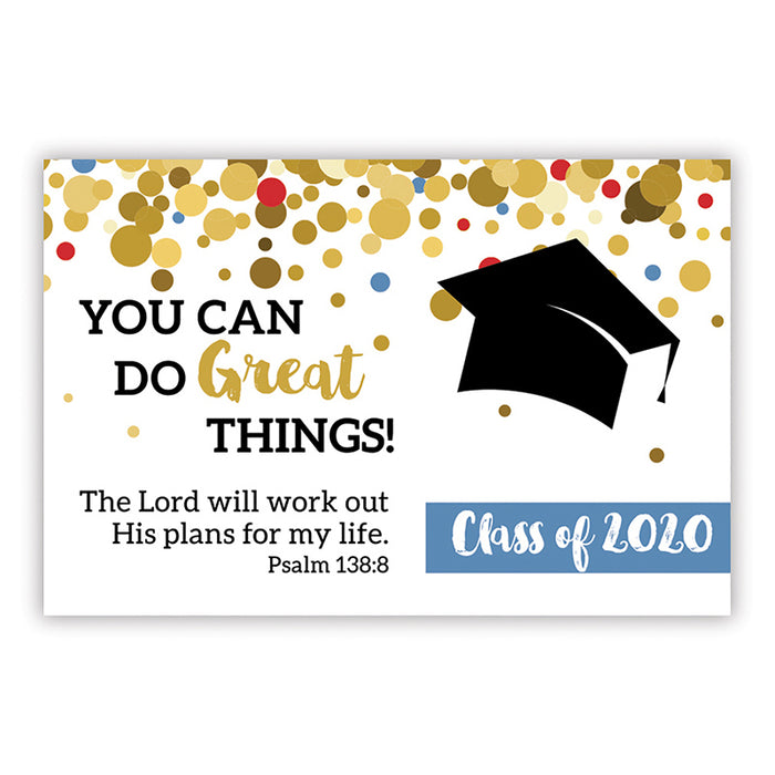 Cards-Pass It On-You Can Do Great Things-Class Of 2020 (3" x 2") (Pack Of 25) (Pkg-25)