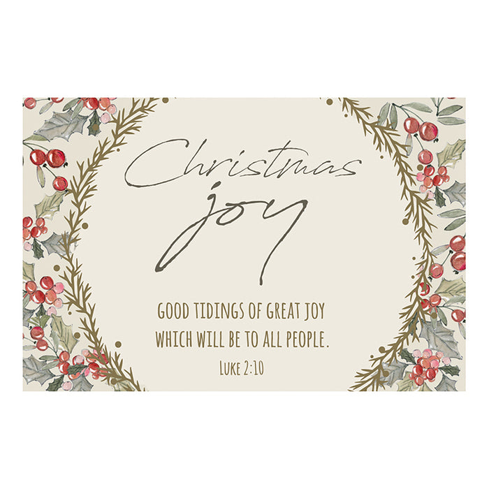 Cards-Pass It On-Christmas Joy (3" x 2") (Pack Of 25)  (Pkg-25)