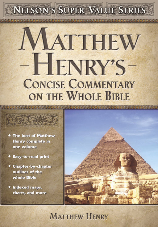 Matthew Henry's Concise Commentary (Value Series)