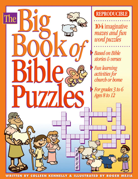 Big Book Of Bible Puzzles (Grades 3-6) (Ages 8-12)