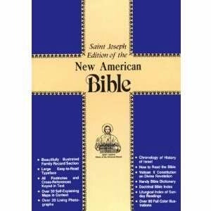 NABRE St. Joseph Edition Medium Size Gift Bible-Brown Bonded Leather