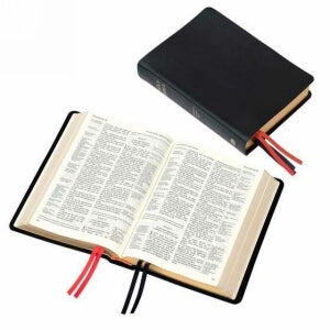 KJV Westminster Reference Bible-Blk Calfskin