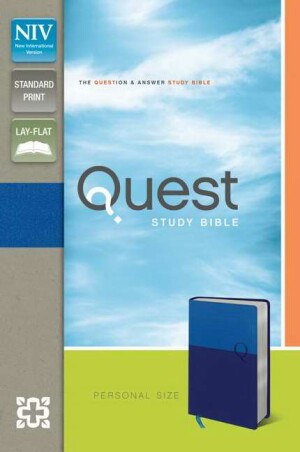 NIV*Quest Study Bible/Personal-Blu/Blu Duo (Dec)