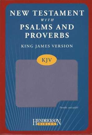KJV New Testament With Psalms & Proverbs-Lilac Fle