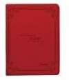 Journal-I Know The Plan Handy Size Lux Leather-Red