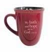 Mug-My Faith And Hope-Red w/Gift Box (Dec)