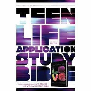 NLT2 Teen Life Application Study-Blk Tie-Dye (Jul)
