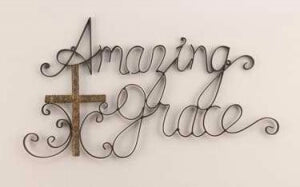 Plaque-Amazing Grace-Metal