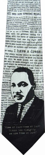 Tie-Martin Luther King Dream Speech (Polyester) DISCONTINUED: 05/22/2013