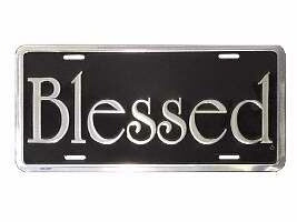 Auto Tag-Deluxe-Blessed-Silver/Blk