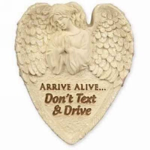 Visor Clip-Angel-Dont Text And Drive