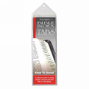 Bible Tab-Verse Finders-Horizontal-Thin Pack-Silve