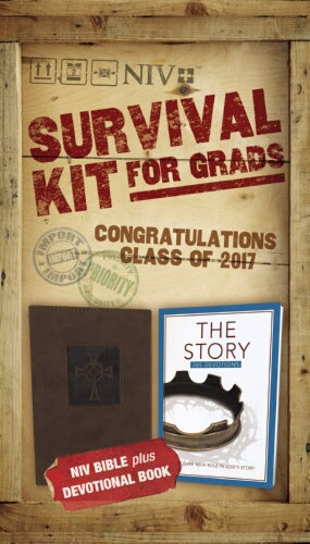 NIV 2017 Survival Kit For Grads (Brown - Boys Edition)