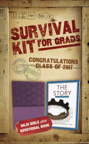 NKJV 2017 Survival Kit For Grads (Purple - Girls Edition)