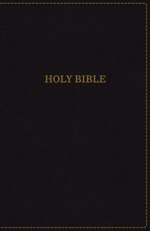 KJV Thinline Bible-Black Leathersoft (Mar)