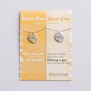 Necklace Set-Wear One-Share One-Believe (18")