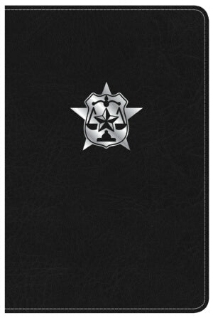 CSB Heroes Bible (Law Enforcement Officer) Black L