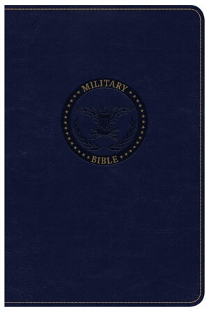 CSB Military Bible (For Sailors)-Navy Blue Leather