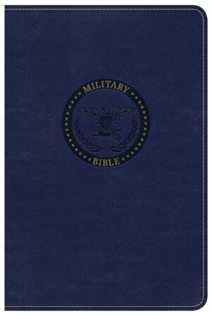 CSB Military Bible (For Airmen)-Royal Blue Leather