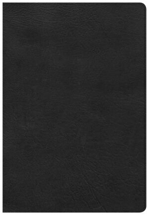 CSB Super Giant Print Reference Bible-Black LeatherTouch