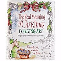 Real Meaning Of Christmas Coloring Art