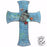 Wall Cross-Bird House-Turquoise (15.75 x 11.75)