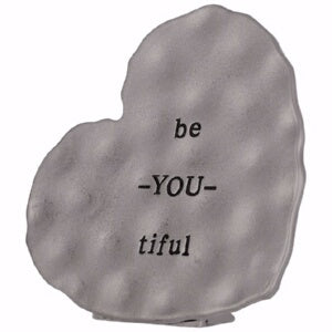 Plaque-Mini Metal: Be-You-Tiful (3.5 x 3.5)