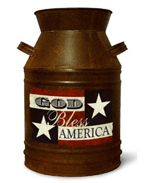 Milk Can-God Bless America