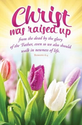 Christ Was Raised Up (Romans 6:4) (Easter Bulletin