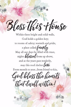 Plaque-Woodland Grace-Bless This House. Within (6