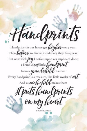 Plaque-Woodland Grace-Handprints (6 x 9)