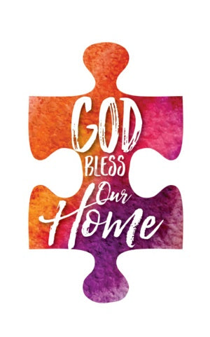 Magnet-Puzzle-God Bless Our Home