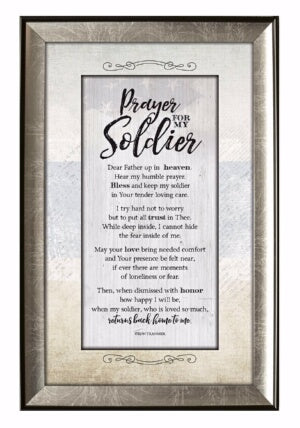 Wall Art-Soulful Journey-Prayer For Soldier (8 x 1