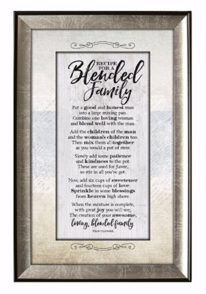 Wall Art-Soulful Journey-Recipe For Blended Family